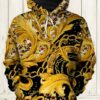 Gianni Versace Gold Type 1103 Luxury Hoodie Fashion Brand Outfit