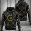 Gucci Black Type 1073 Luxury Hoodie Outfit Fashion Brand