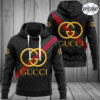Gucci Black Type 1069 Hoodie Outfit Luxury Fashion Brand