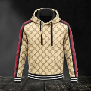 Gucci Brown Type 1054 Hoodie Outfit Fashion Brand Luxury