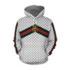 Gucci White Type 934 Hoodie Fashion Brand Luxury Outfit