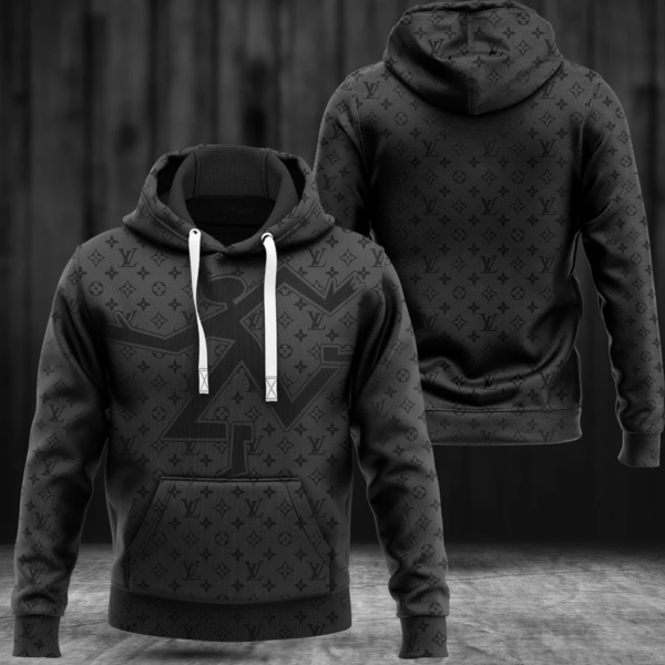 Louis Vuitton Black Lv Type 918 Hoodie Fashion Brand Outfit Luxury