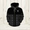 Louis Vuitton Black White Lv Type 912 Hoodie Fashion Brand Luxury Outfit