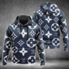 Louis Vuitton Blue Lv Type 905 Hoodie Fashion Brand Outfit Luxury