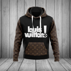 Louis Vuitton Brown Lv Type 885 Hoodie Outfit Fashion Brand Luxury