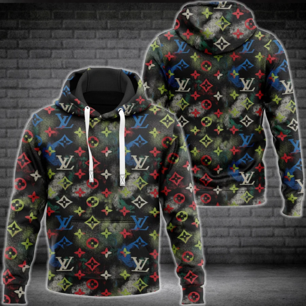 Louis Vuitton Multicolor Lv Type 864 Luxury Hoodie Fashion Brand Outfit