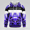 Louis Vuitton Purple Lv Type 860 Luxury Hoodie Outfit Fashion Brand