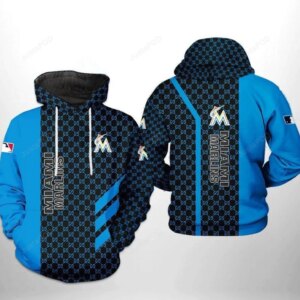 Gucci Mlb Miami Marlins Type 698 Luxury Hoodie Outfit Fashion Brand