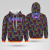 Gucci Multicolor Type 697 Hoodie Fashion Brand Luxury Outfit