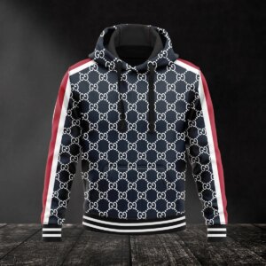 Gucci Navy Type 696 Hoodie Fashion Brand Luxury Outfit