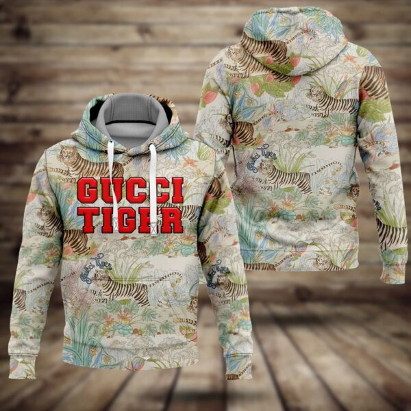 Gucci Tiger Type 657 Hoodie Outfit Fashion Brand Luxury