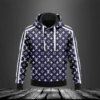 Louis Vuitton Blue Lv Type 644 Luxury Hoodie Outfit Fashion Brand