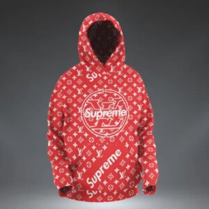 Louis Vuitton Supreme Type 601 Luxury Hoodie Outfit Fashion Brand