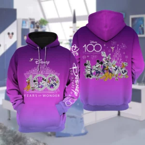 Disney Years Of Wonder Purple Type 591 Hoodie Outfit Fashion Brand Luxury