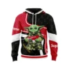 Louis Vuitton Supreme Yoda Red Black Type 582 Hoodie Outfit Fashion Brand Luxury