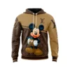 Louis Vuitton Mickey Mouse Brown Type 568 Hoodie Fashion Brand Luxury Outfit