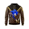 Louis Vuitton Sonic Runing Brown Type 537 Luxury Hoodie Outfit Fashion Brand