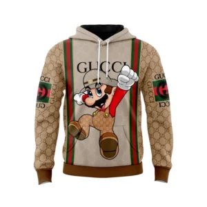 Gucci Mario Beige Type 513 Luxury Hoodie Outfit Fashion Brand