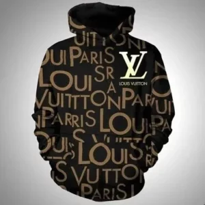 Louis Vuitton Brown Type 454 Hoodie Outfit Luxury Fashion Brand