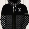 Louis Vuitton White Black Type 446 Hoodie Outfit Luxury Fashion Brand