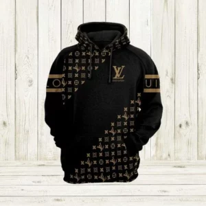 Louis Vuitton Black Type 441 Luxury Hoodie Fashion Brand Outfit