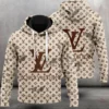 Louis Vuitton Wheat Type 421 Luxury Hoodie Fashion Brand Outfit