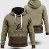 Louis Vuitton Light Grey Type 420 Hoodie Outfit Luxury Fashion Brand