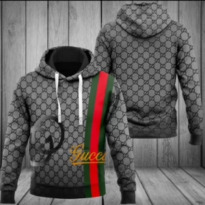 Gucci Grey Type 417 Hoodie Outfit Fashion Brand Luxury