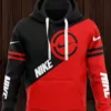 Nike Black And Red Type 382 Luxury Hoodie Fashion Brand Outfit