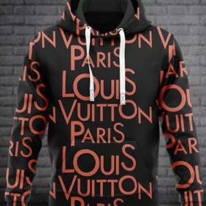 Louis Vuitton Red Type 371 Hoodie Outfit Luxury Fashion Brand