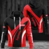 Supreme Red Black Type 323 Hoodie Fashion Brand Luxury Outfit