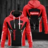 Supreme Red Black Type 317 Hoodie Outfit Luxury Fashion Brand