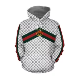 Gucci White Type 307 Hoodie Outfit Fashion Brand Luxury