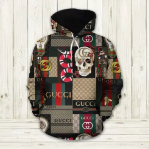 Gucci Skull Type 282 Hoodie Outfit Fashion Brand Luxury