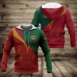 Gucci Red Type 193 Luxury Hoodie Outfit Fashion Brand