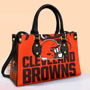 Cleveland Browns Women Leather Hand Bag