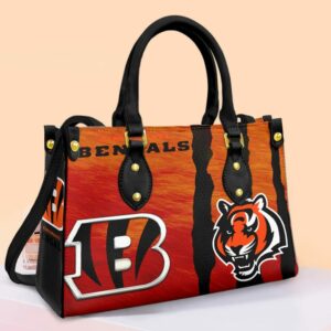 Cincinnati Bengals Women Leather Hand Bag