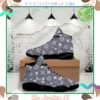 LV Louis Vuitton  Gray White Logo Air Jordan 13 Trending Shoes Sneakers Fashion Luxury