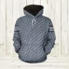 Dior Blue Type 1135 Luxury Hoodie Fashion Brand Outfit