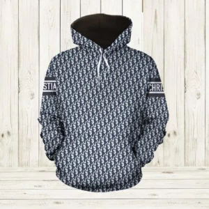 Dior Blue Type 1135 Luxury Hoodie Fashion Brand Outfit