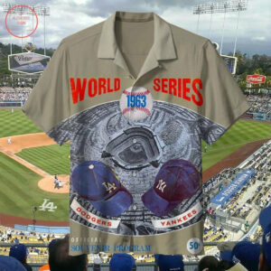1963 Los Angeles Dodgers Retro Hawaiian Shirt