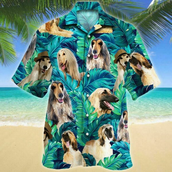 Afghan Hound Dog Lovers Hawaiian Shirt