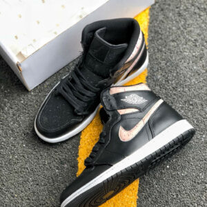 Air Jordan 1 High Premium Black Silt Red AQ9131-001 On Sale