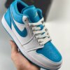 Air Jordan 1 Low Aquatone White Teal 553558-174