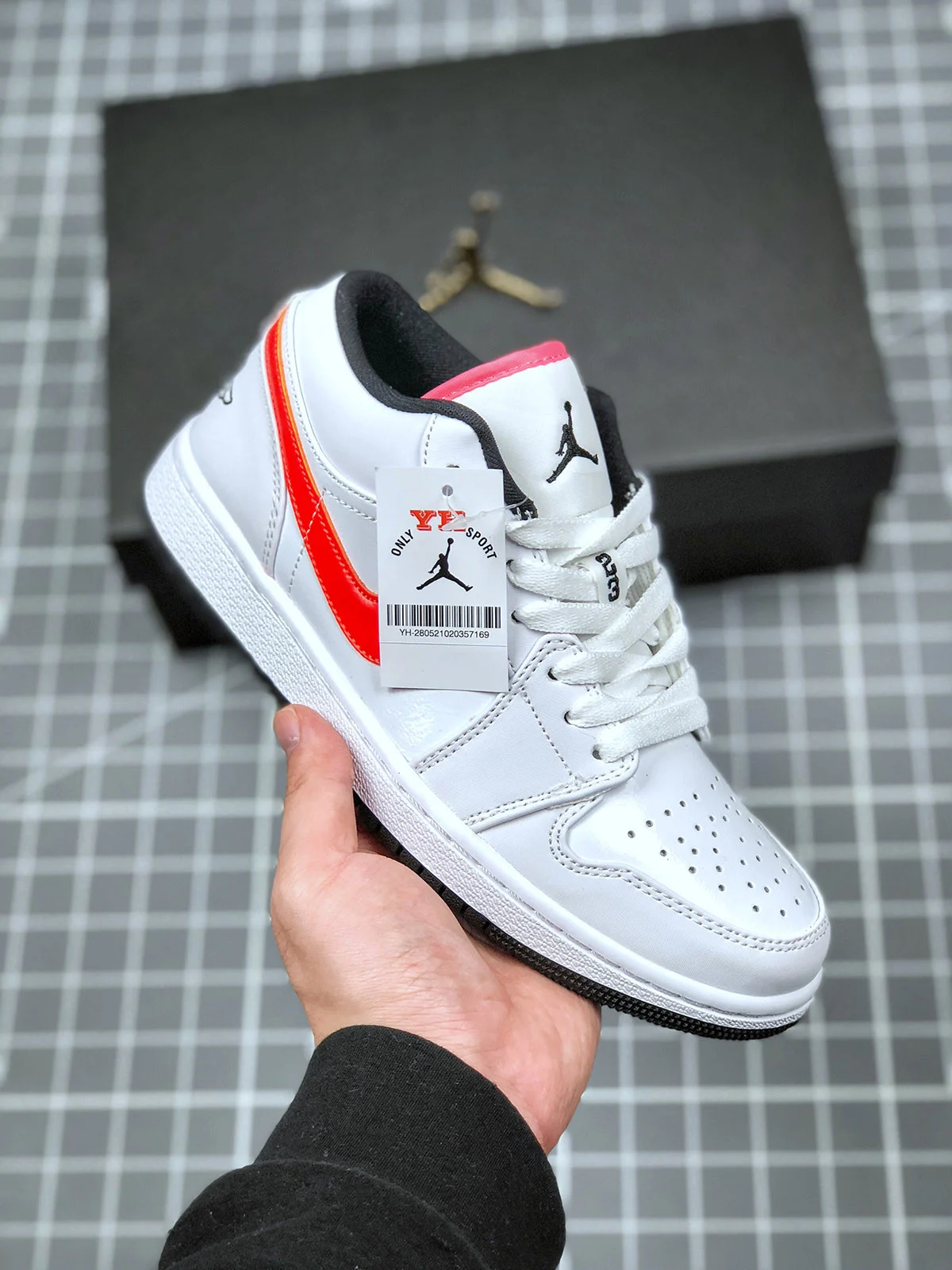 Air Jordan 1 Low White Multi For Sale