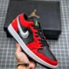 Air Jordan 1 Low Black Green Pulse-Gym Red-White For Sale