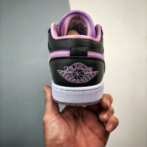 Air Jordan 1 Low Black Iced Lilac White DV1309-051 For Sale