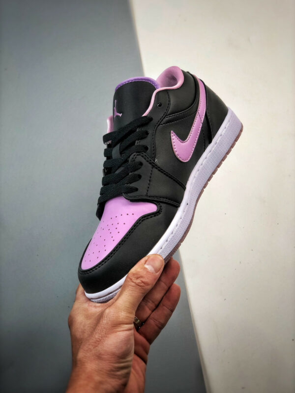 Air Jordan 1 Low Black Iced Lilac White DV1309-051 For Sale