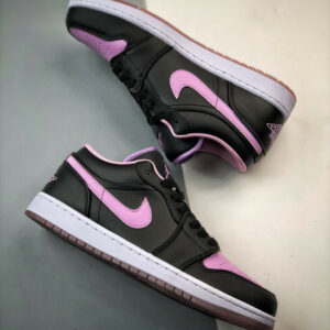 Air Jordan 1 Low Black Iced Lilac White DV1309-051 For Sale