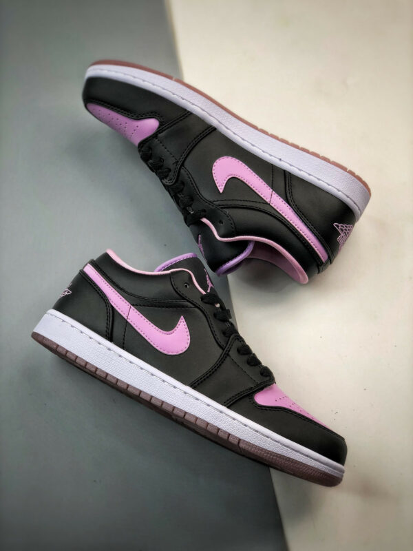 Air Jordan 1 Low Black Iced Lilac White DV1309-051 For Sale